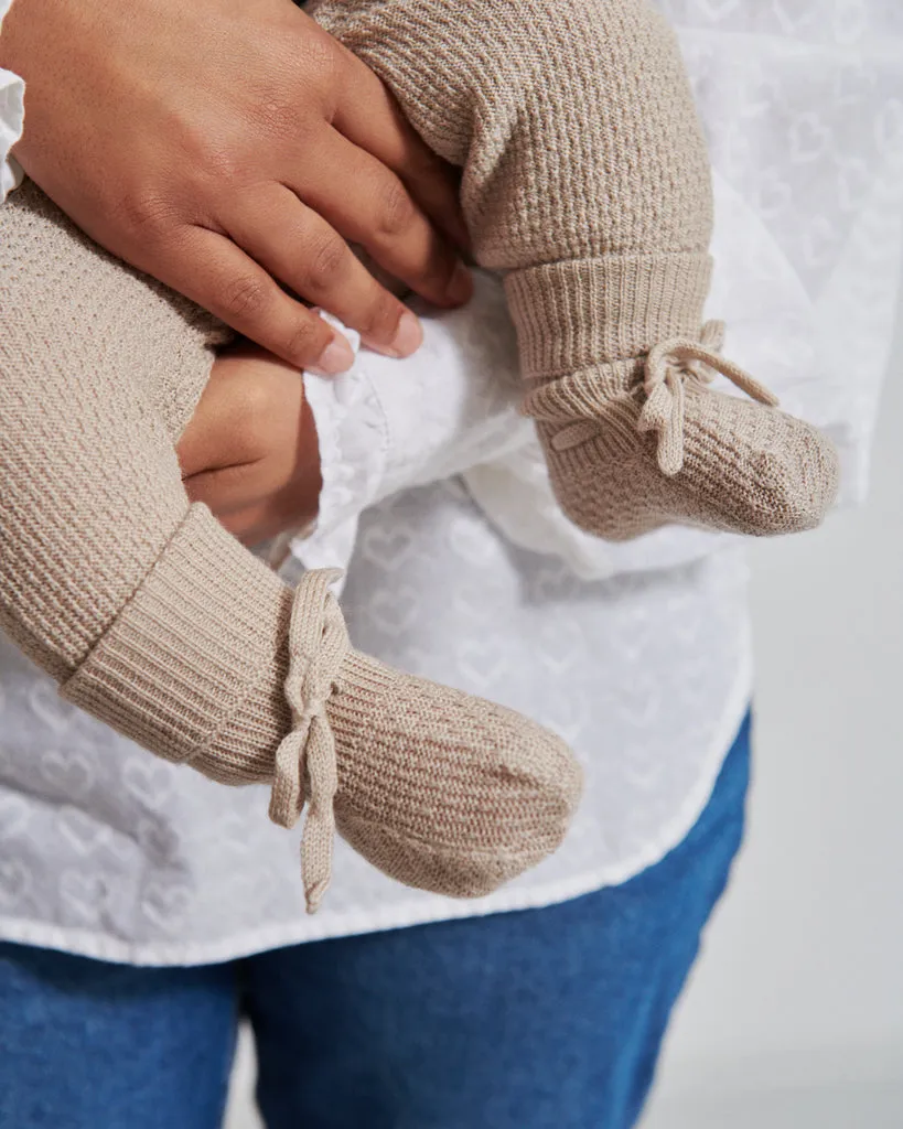 Abootie, Booties - Grey Sand