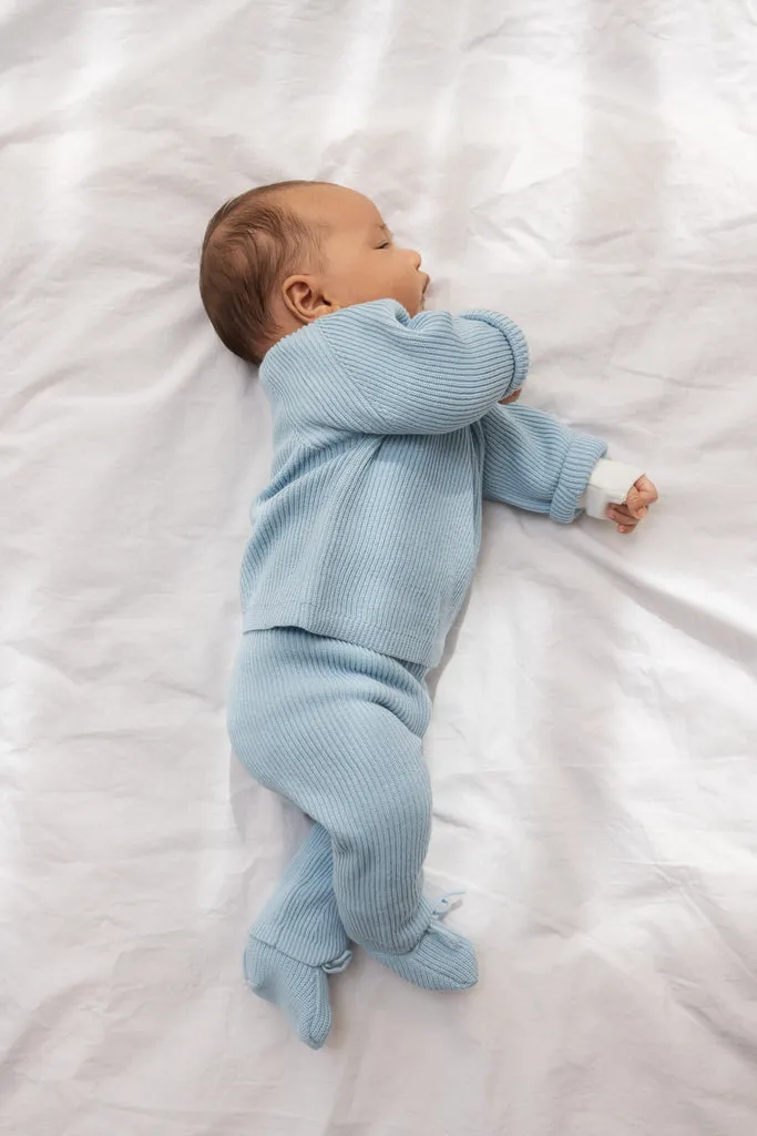 Abootie, Knit booties - Clear Sky