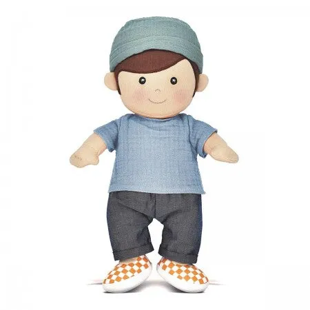 Apple Park - 100% Organic Theo in Topaz Blue Doll