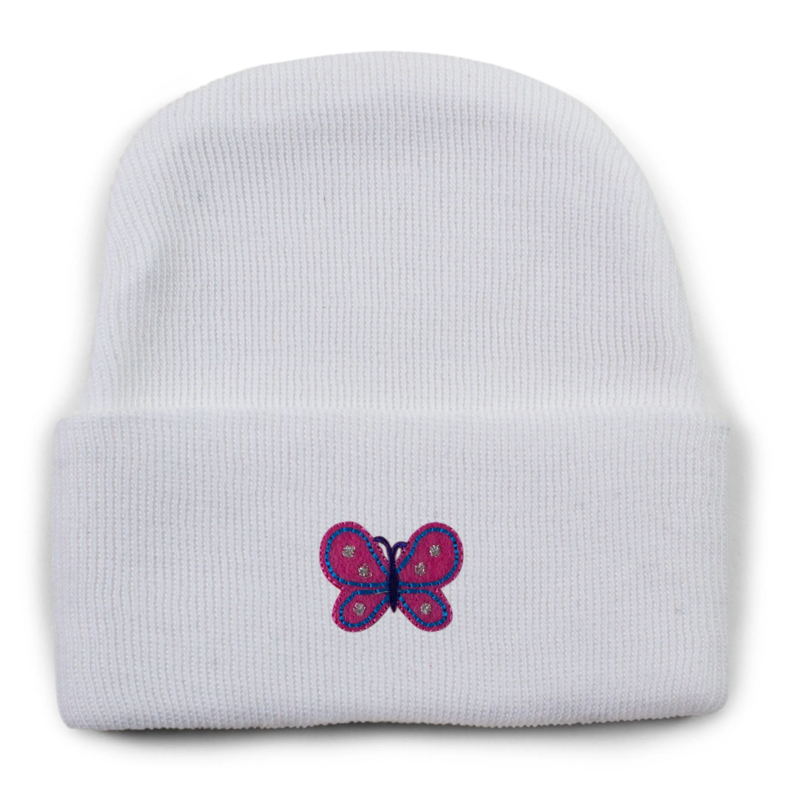 Baby Appliqued Knit Cap