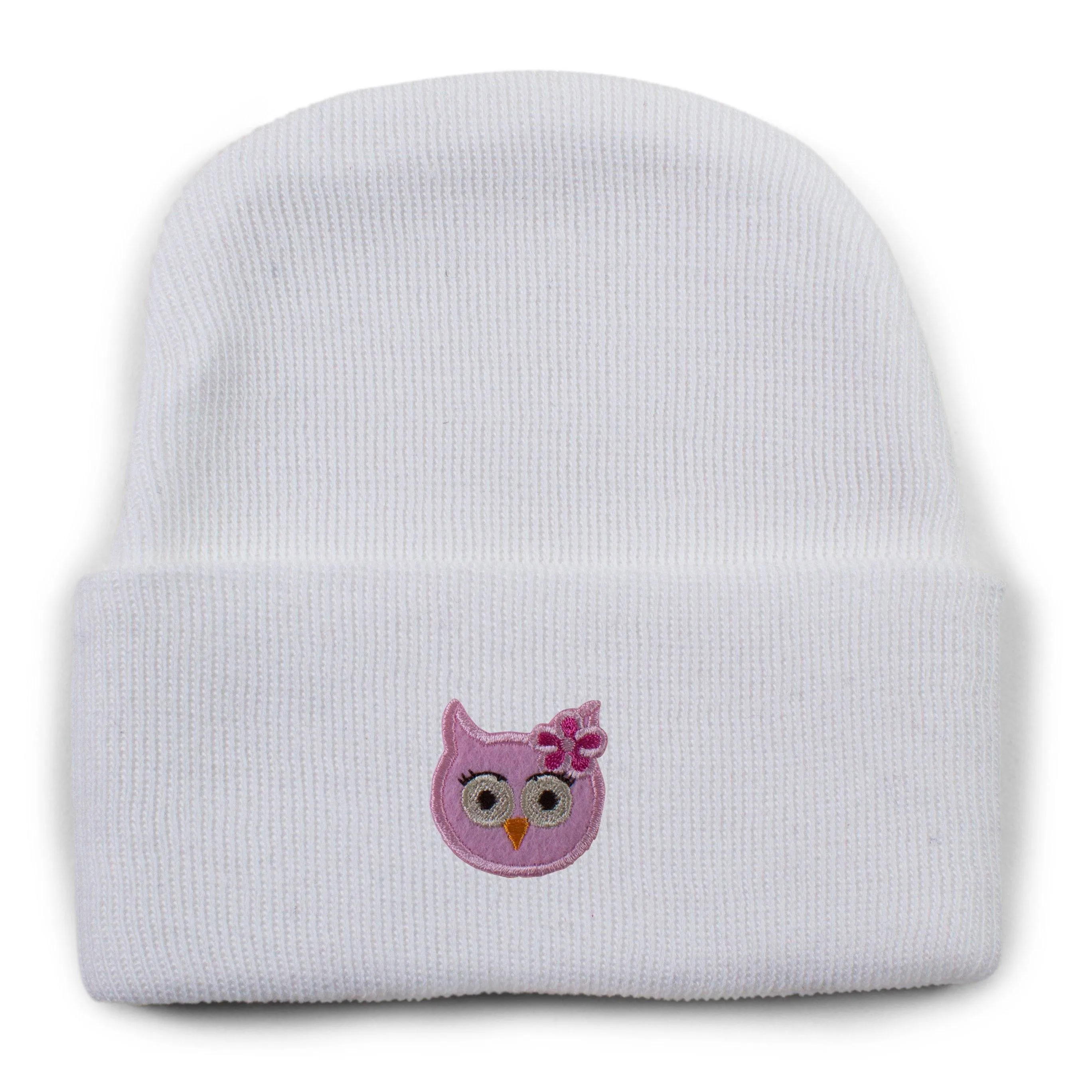 Baby Appliqued Knit Cap