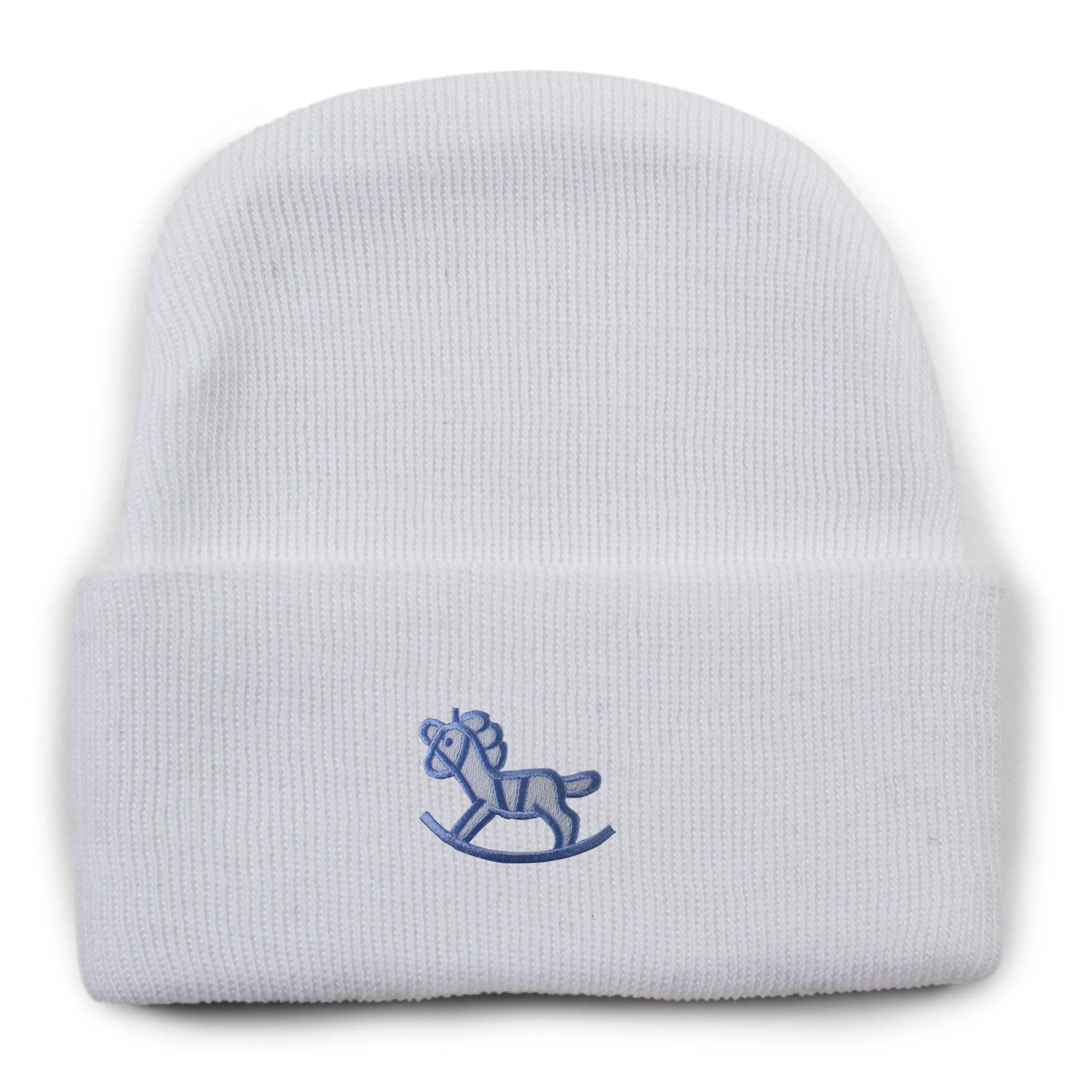 Baby Appliqued Knit Cap