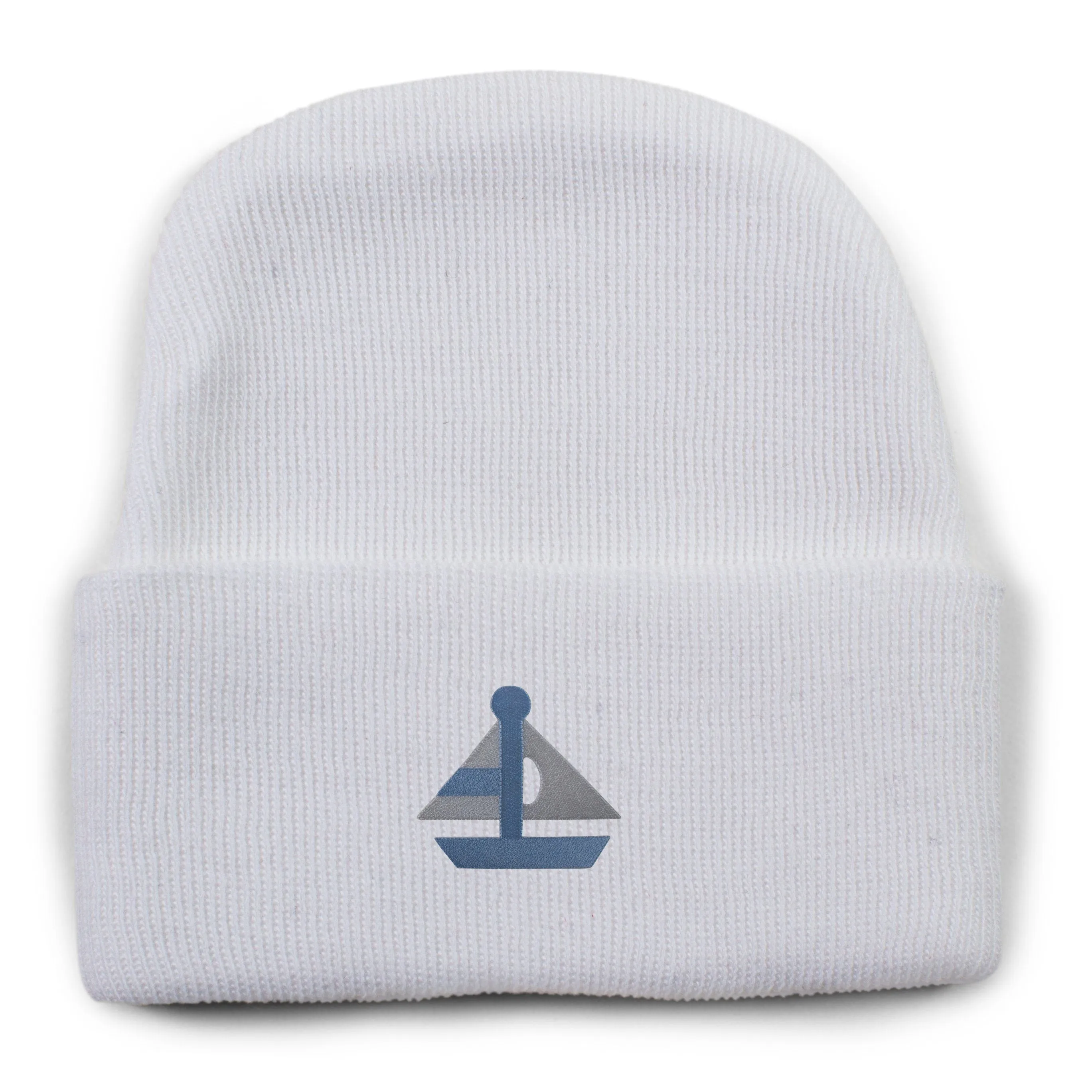 Baby Appliqued Knit Cap