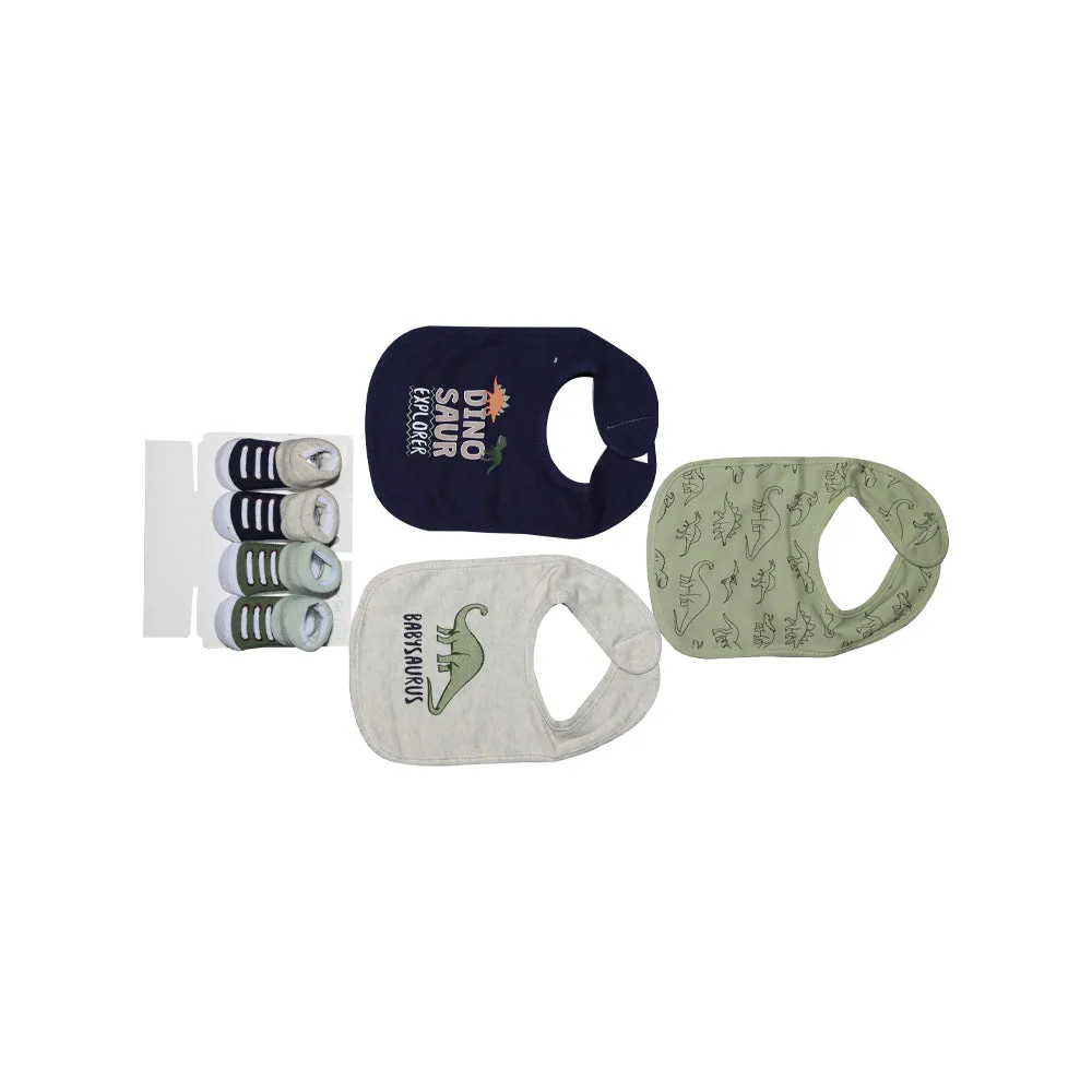 BABY BIB 3PC WITH 2 PAIR BOOTIES MW-22 CHI 17594