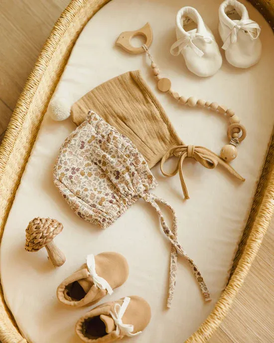 BABY BOOTIES - IVORY | Quincy Mae