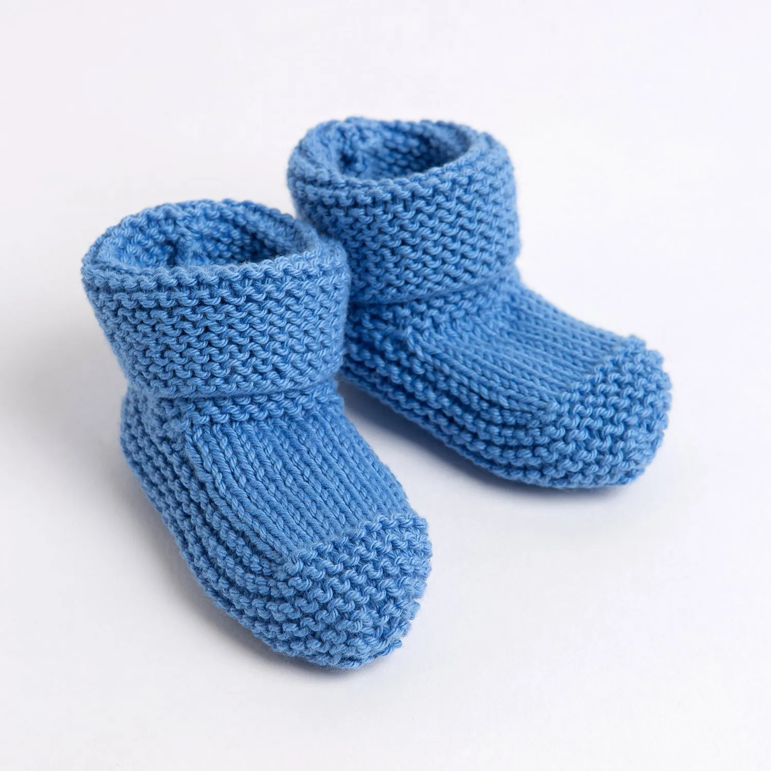 Baby Cotton Booties Knitting Kit