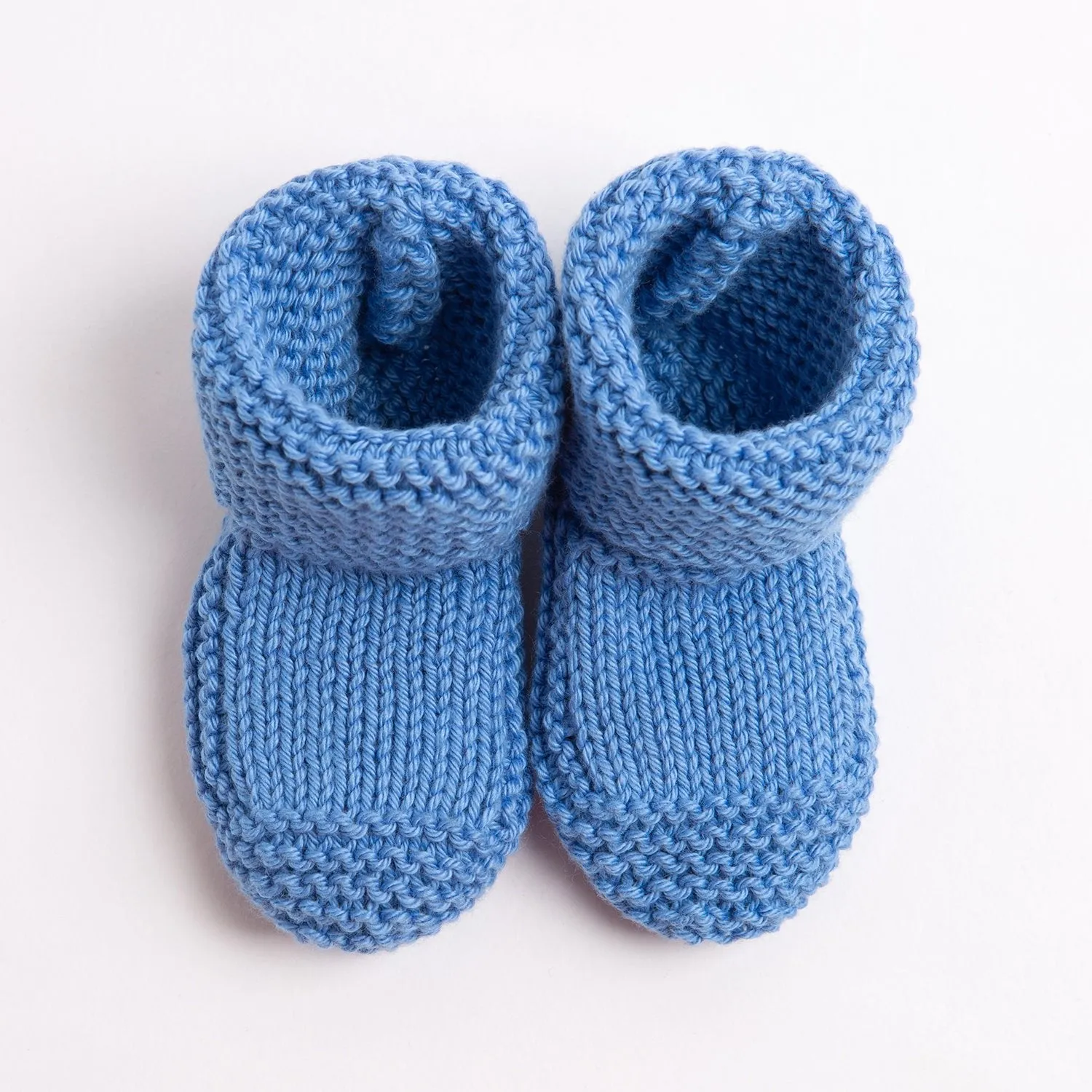 Baby Cotton Booties Knitting Kit