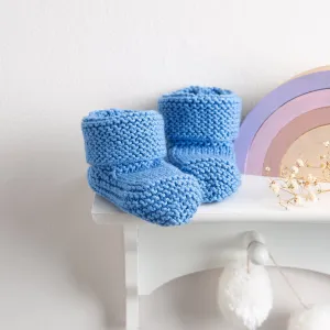 Baby Cotton Booties Knitting Kit