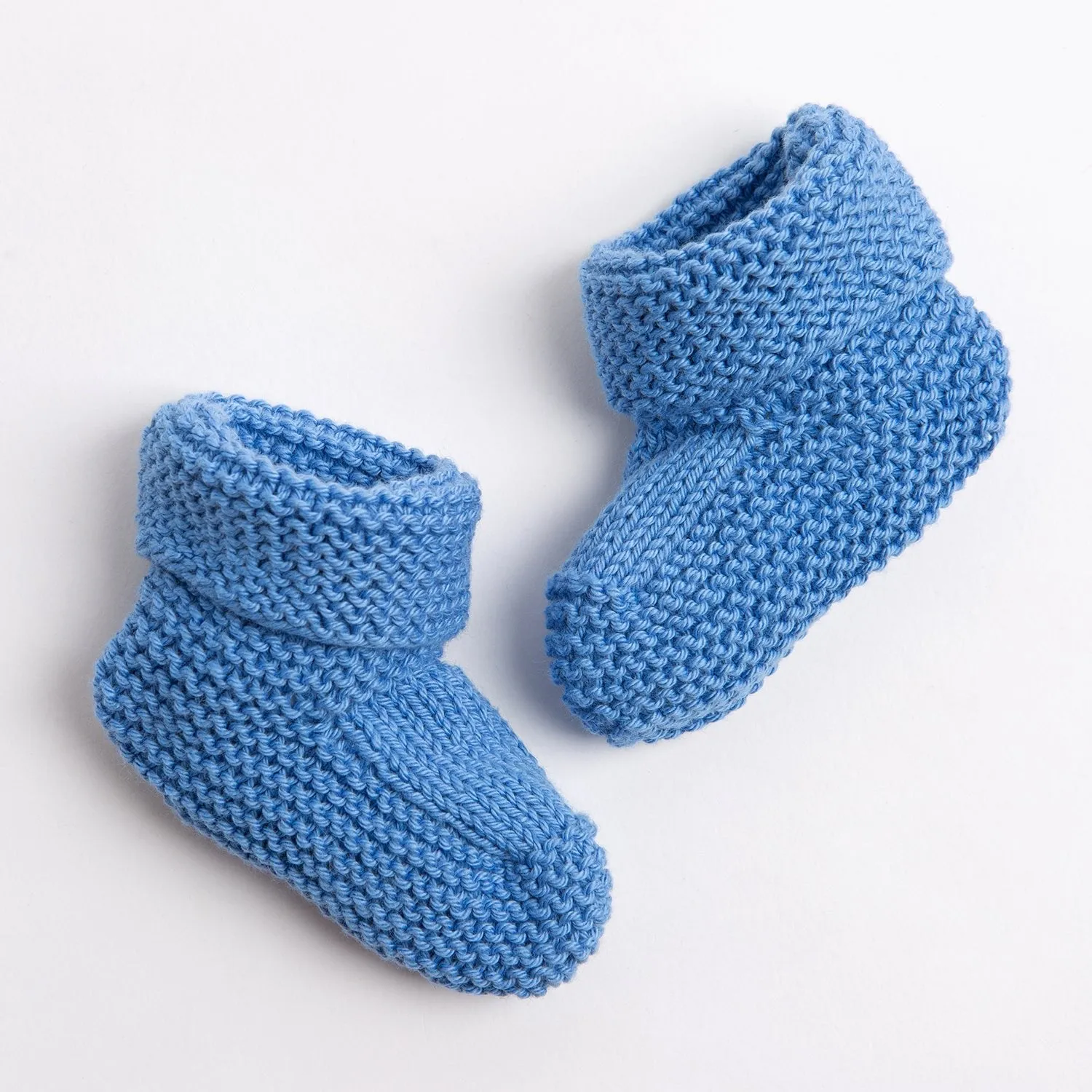Baby Cotton Booties Knitting Kit