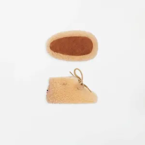 Booties Teddy Baby Light Caramel