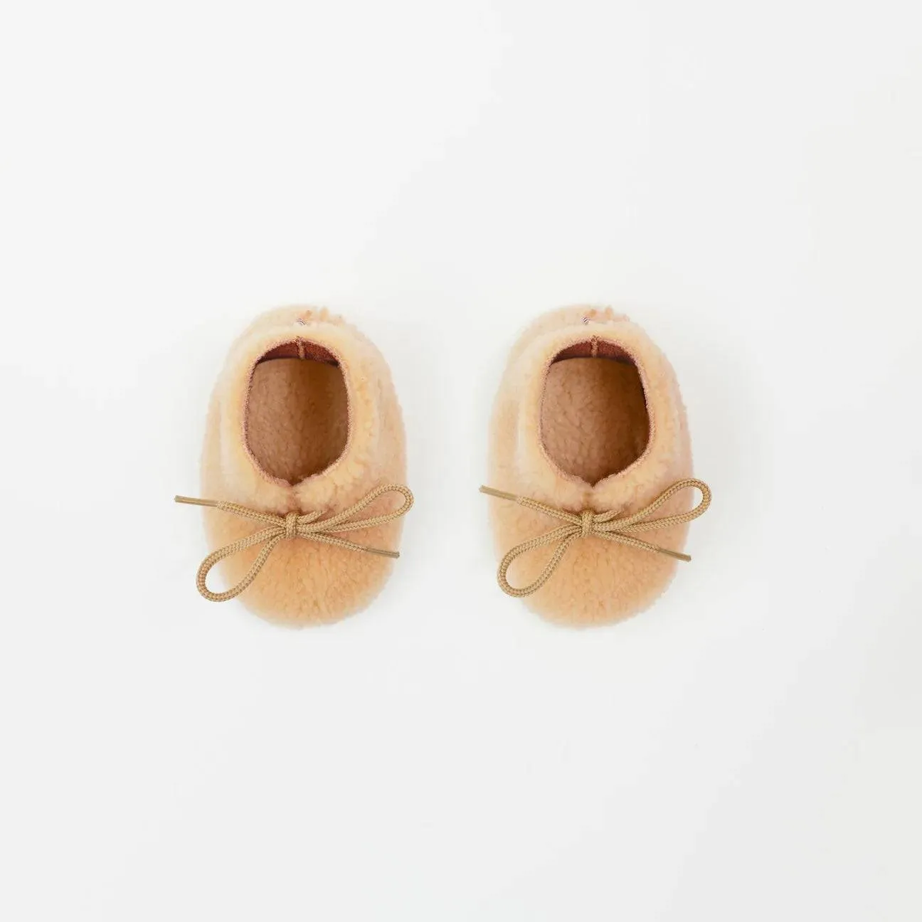 Booties Teddy Baby Light Caramel