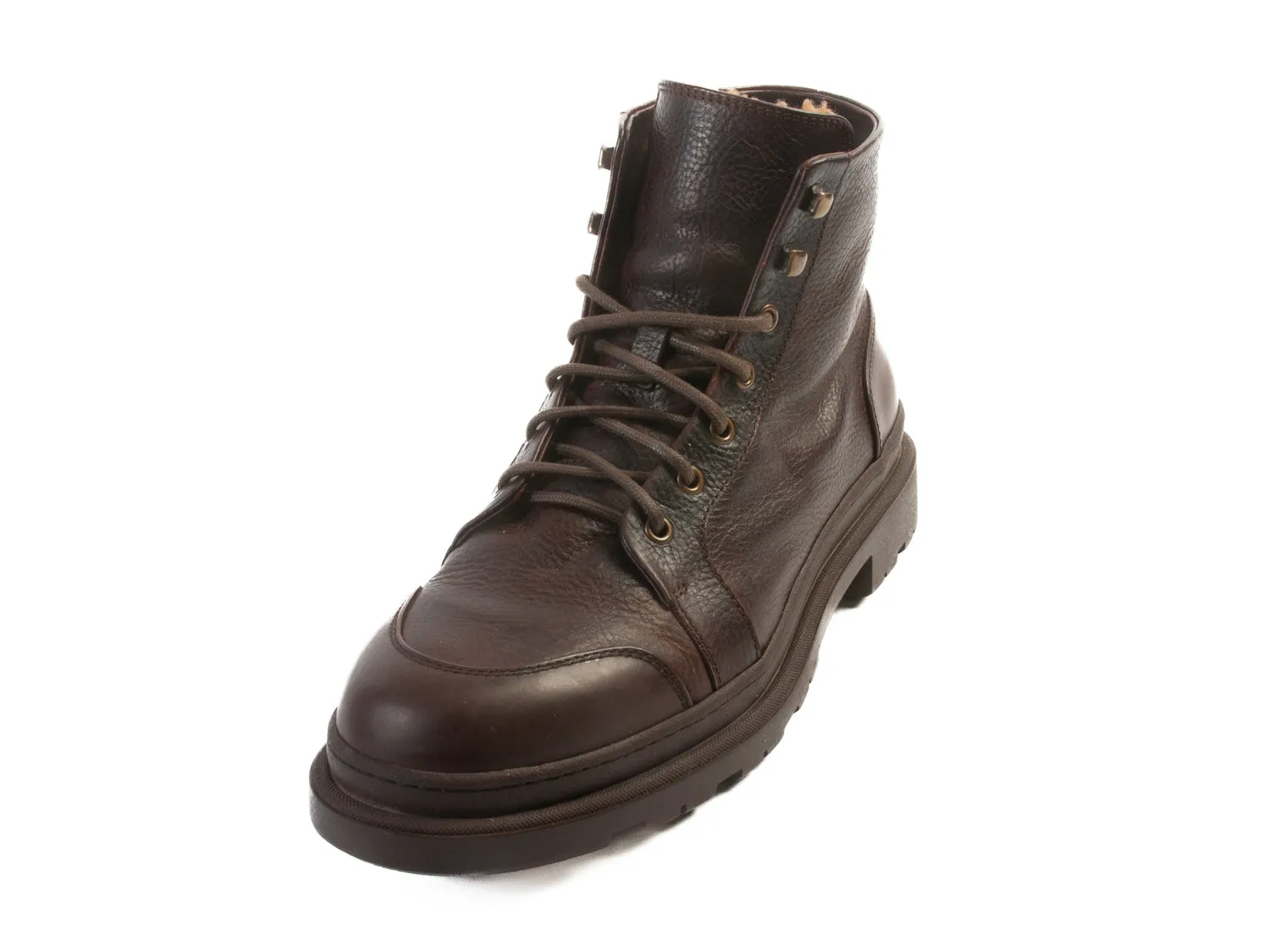 Brunello Cucinelli Brown Shearling Boots