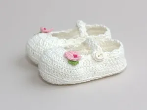 Christening Baby Booties 62E