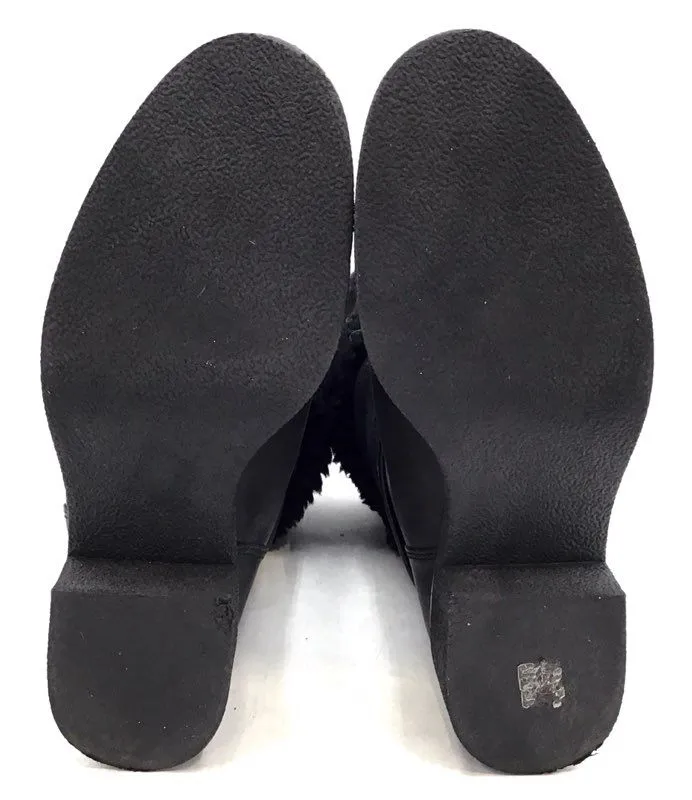 Coach Women's Black Shearling Boots - Size 8B