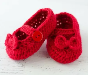 Crochet booties ( christmas collection)