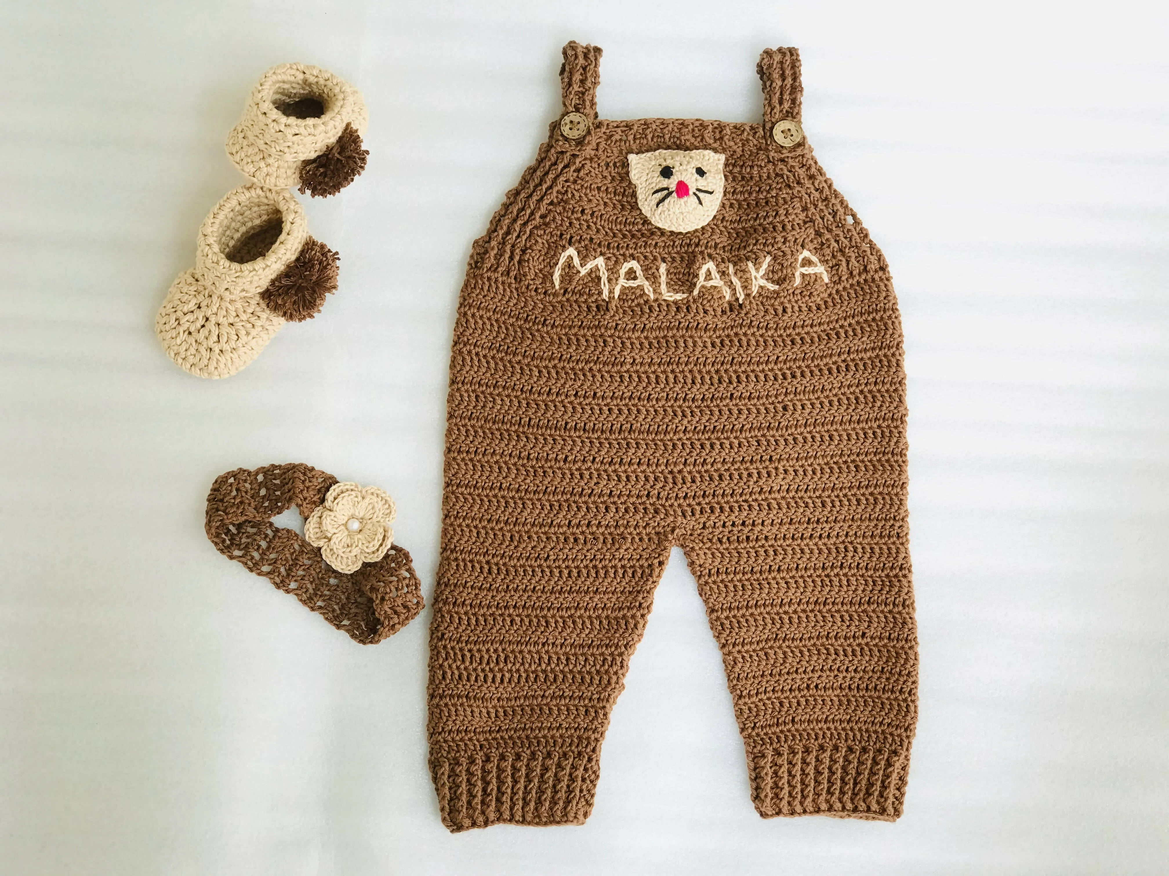 Crochet dungarees - Unisex