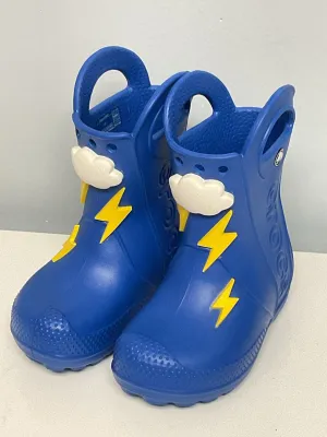 Crocs Child Shoe Size 7 Blue Boots