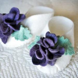 DIY Baby Booties Kit Lavender
