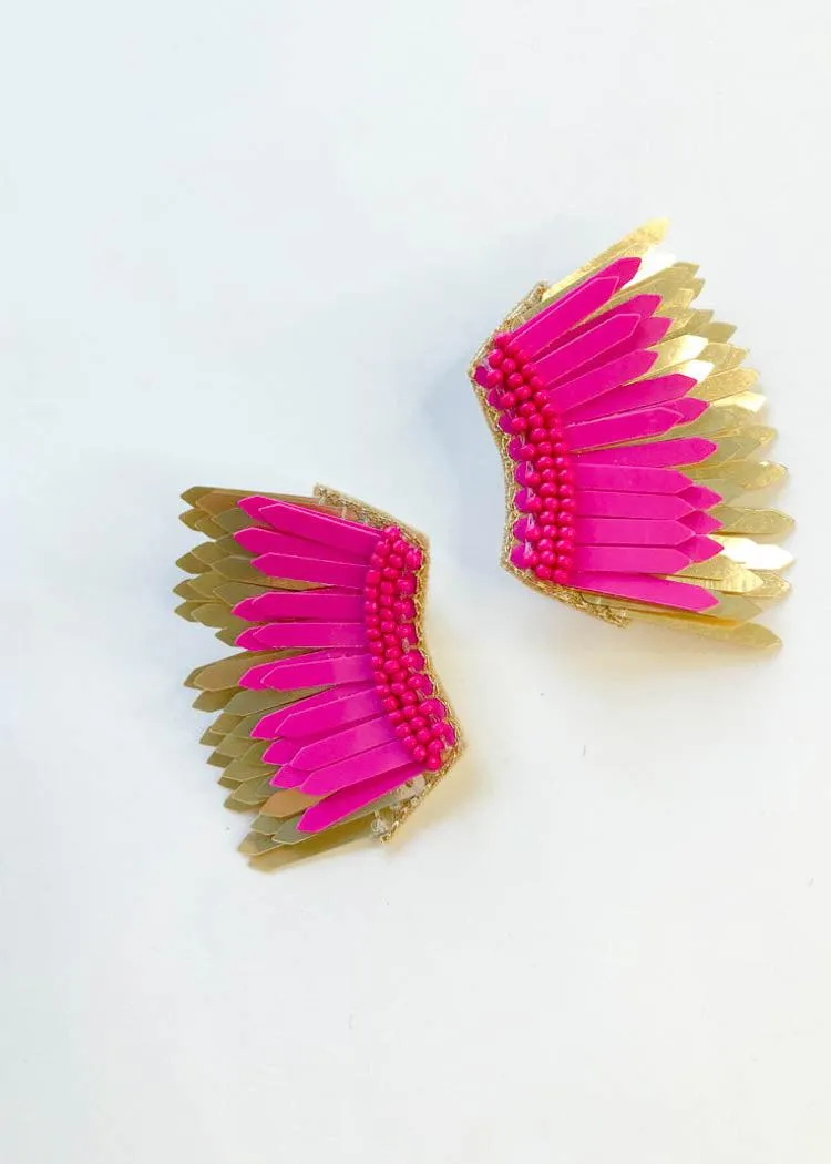 Fleetwood Earring- Hot Pink