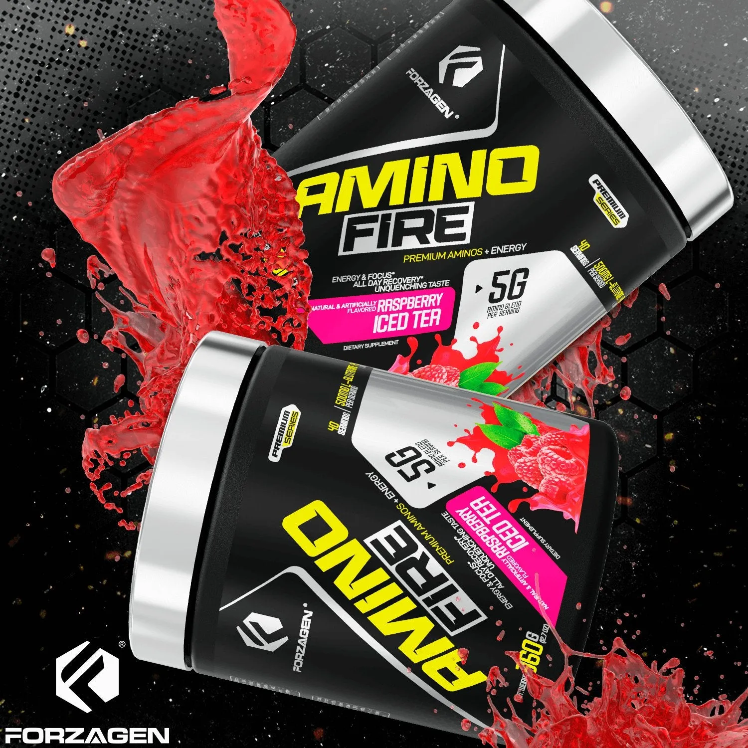 Forzagen Amino Fire Essential BCAAs   Pre Workout Energy