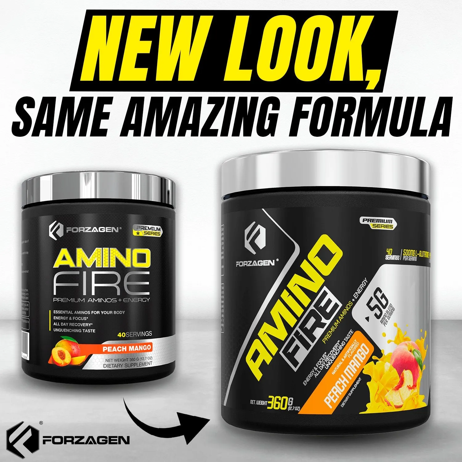 Forzagen Amino Fire Essential BCAAs   Pre Workout Energy