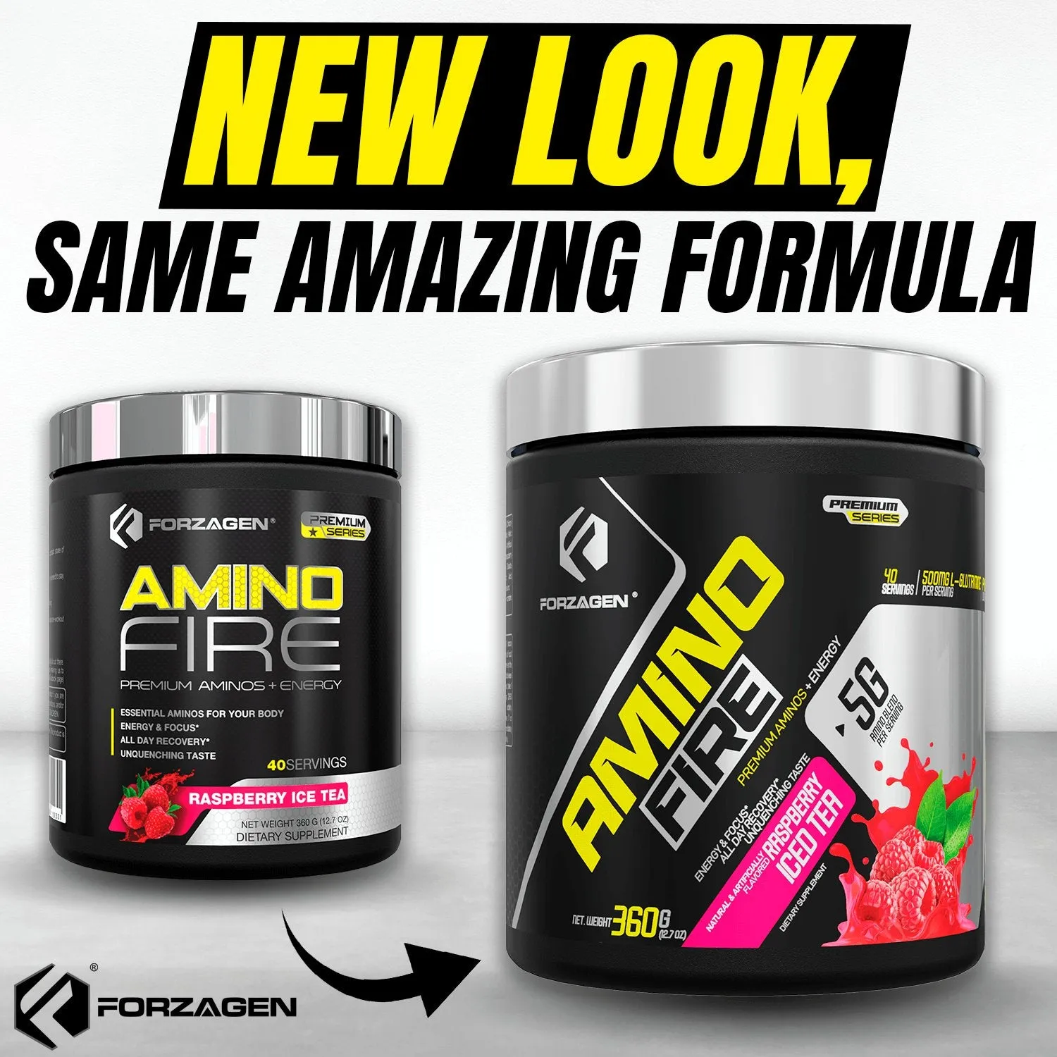 Forzagen Amino Fire Essential BCAAs   Pre Workout Energy