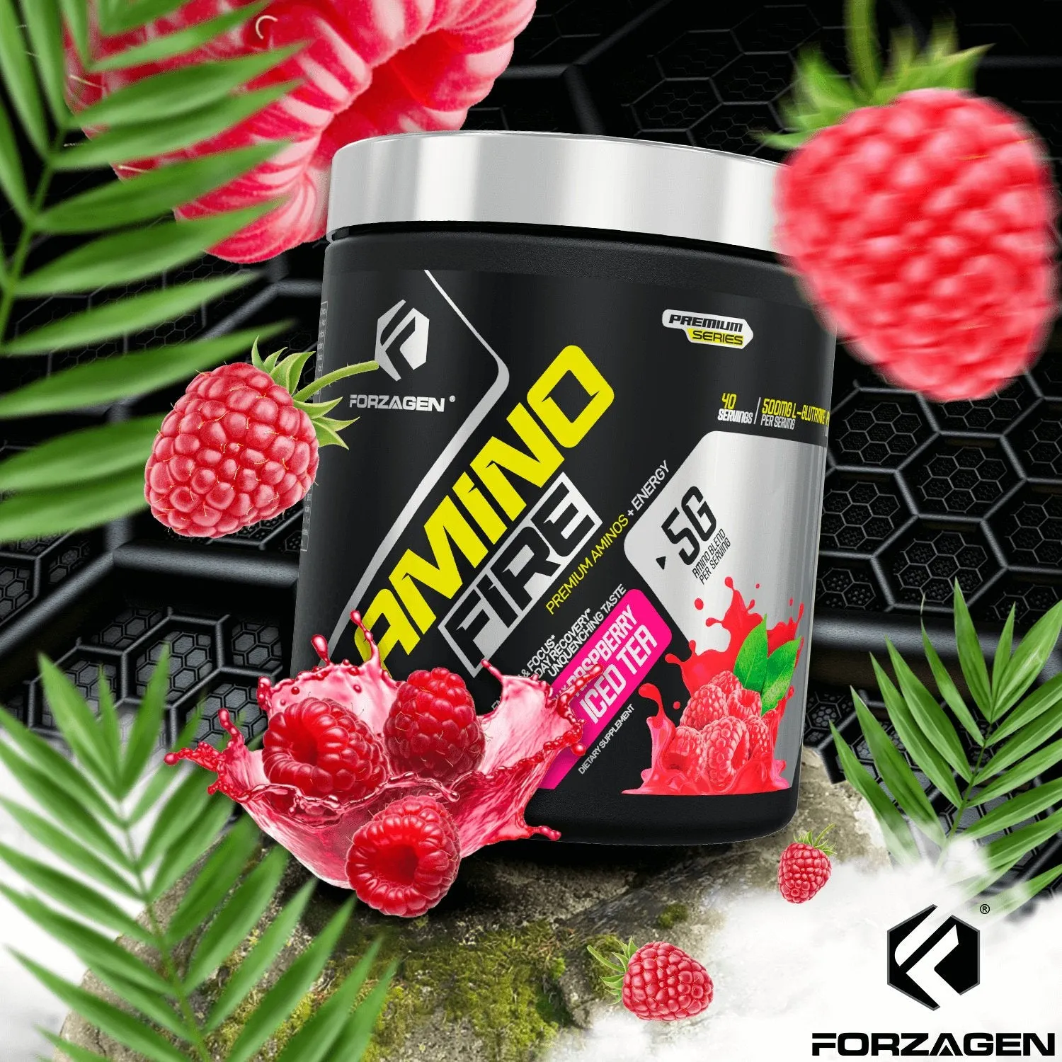 Forzagen Amino Fire Essential BCAAs   Pre Workout Energy