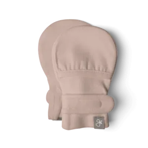 goumikids Bamboo Organic Cotton Stay-On Mitts / Rose