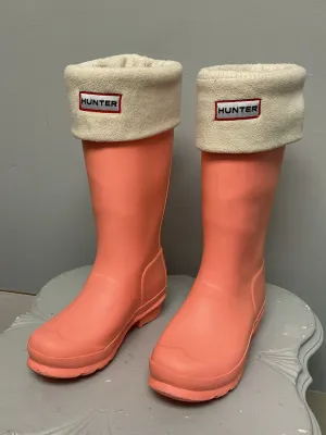 Hunter Child Shoe Size 2 Peach Boots