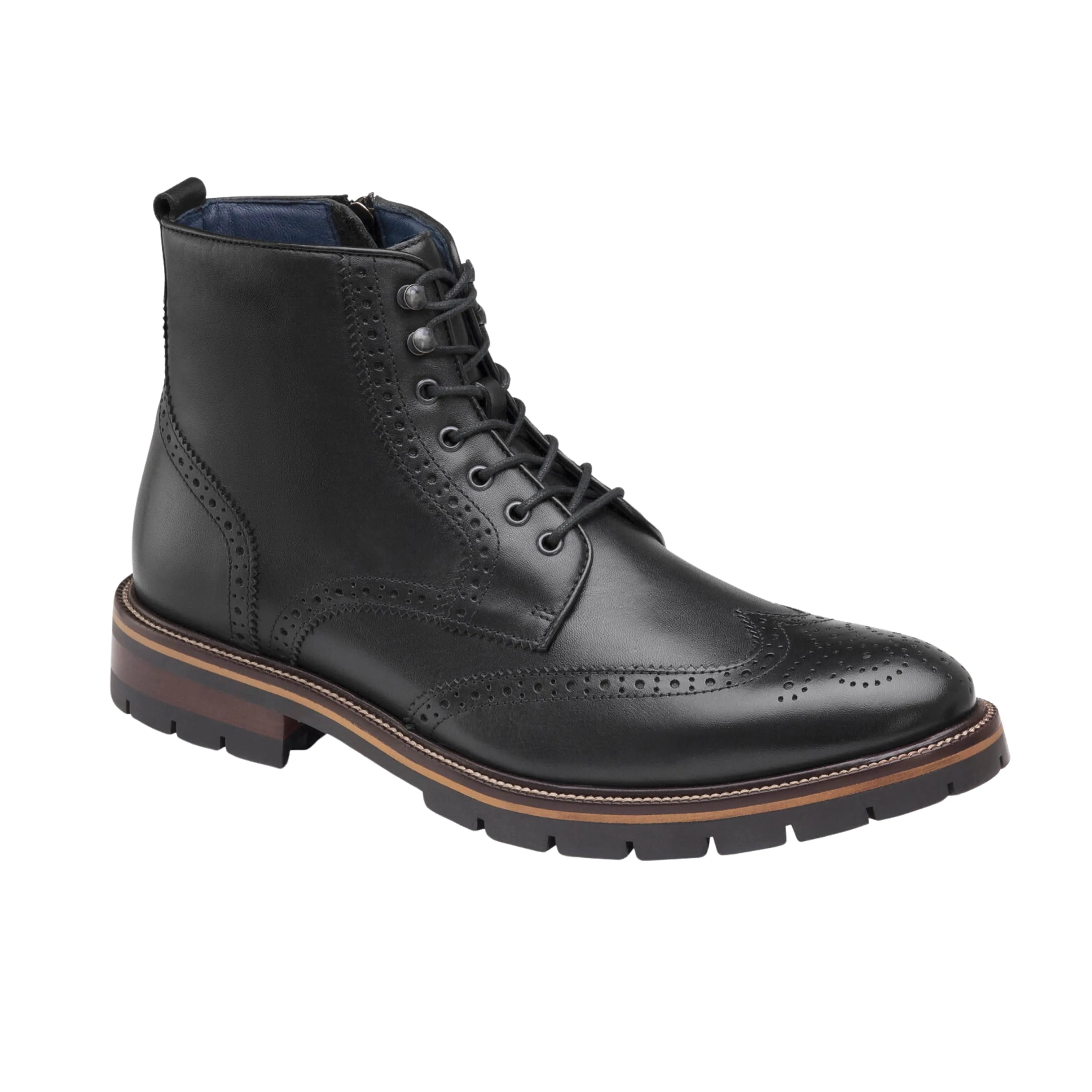 JOHNSTON & MURPHY - Flex Cody Wingtip Zip Boot