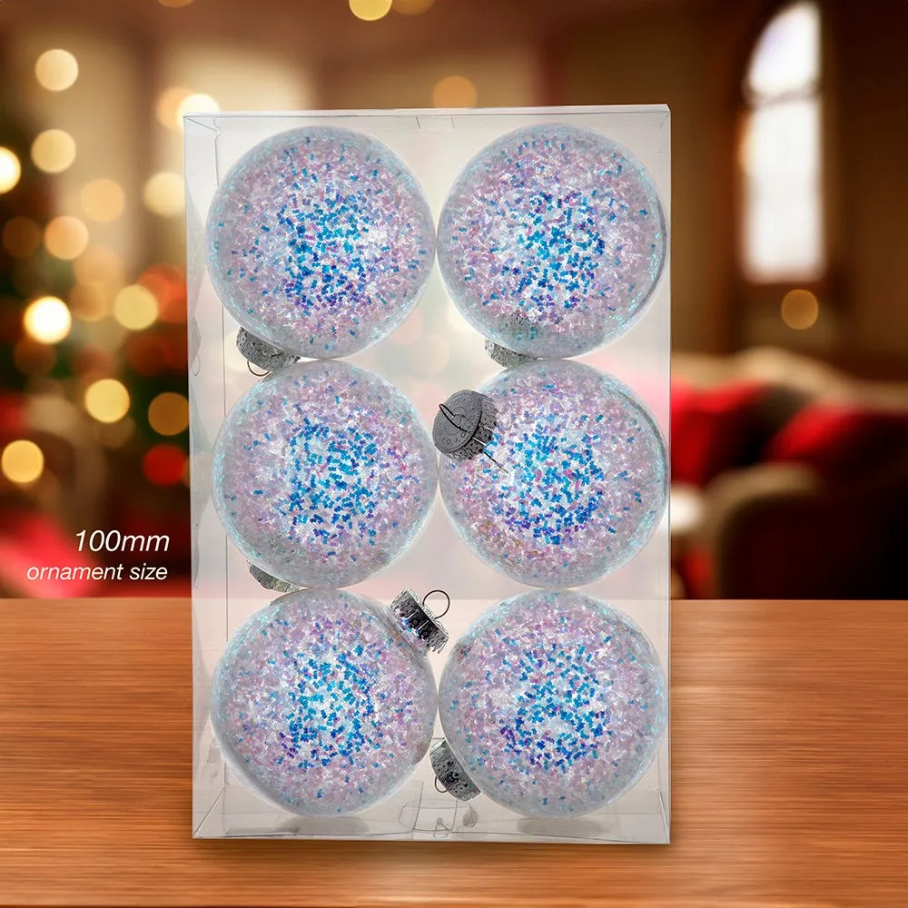 Kurt Adler Noble Gems Glass Baby Girl Ornament Set
