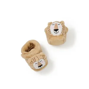 Lion Baby Booties