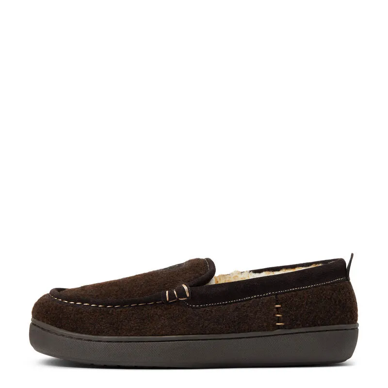 Lost Lake Moccasin Slipper- Chocolate