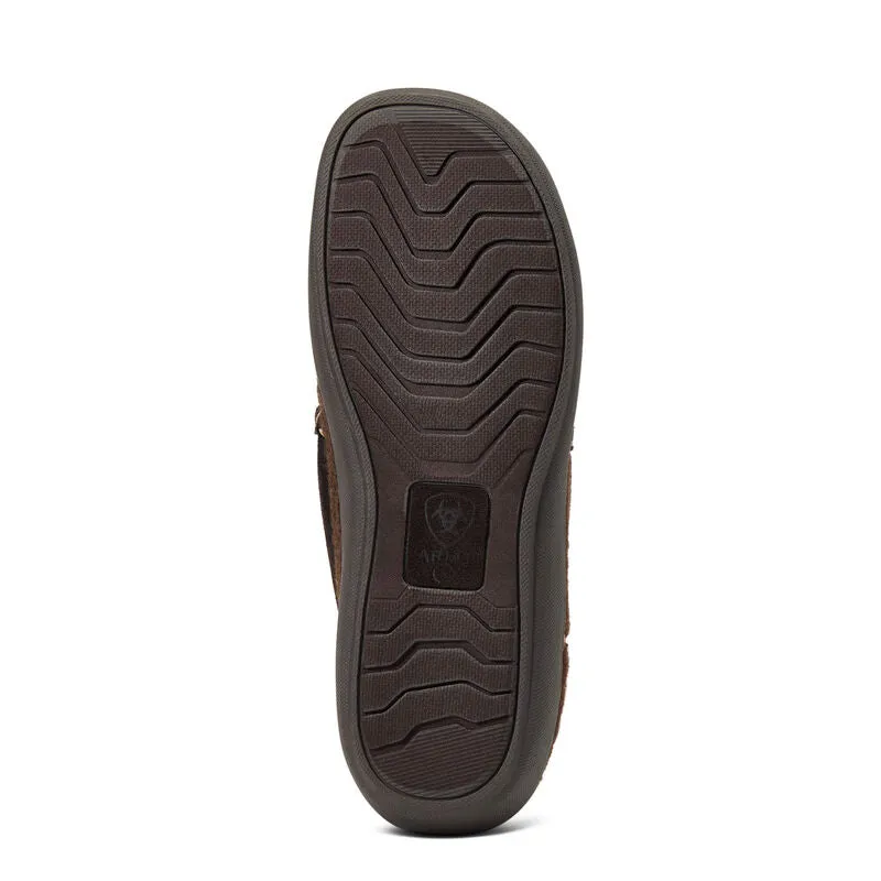 Lost Lake Moccasin Slipper- Chocolate