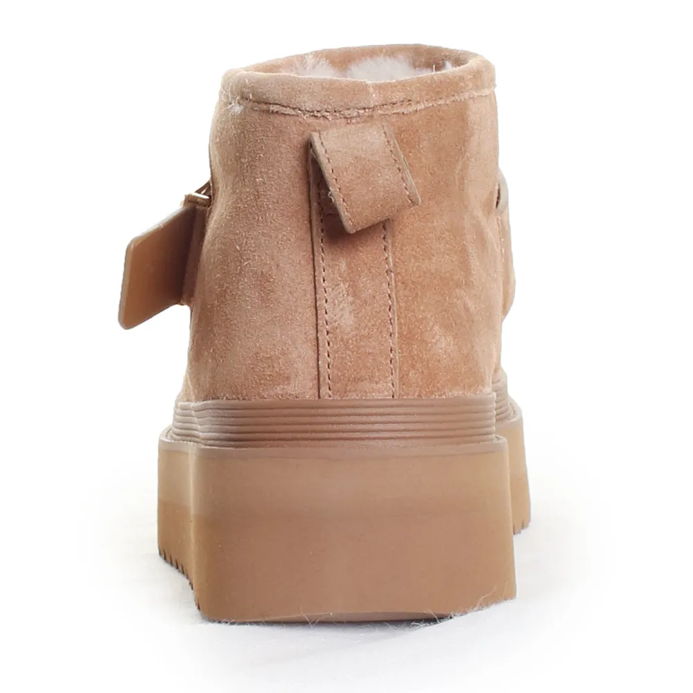 Mellow Shearling Platform Boots