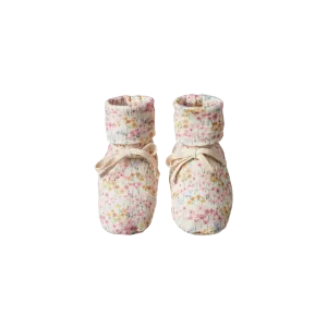 NATURE BABY - BOOTIES: WILDFLOWER MOUNTAIN PRINT