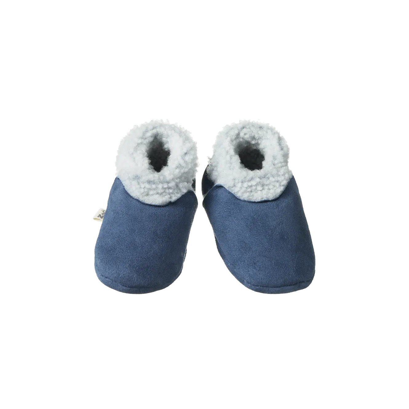NATURE BABY - LAMBSKIN BOOTIES: VINTAGE INDIGO