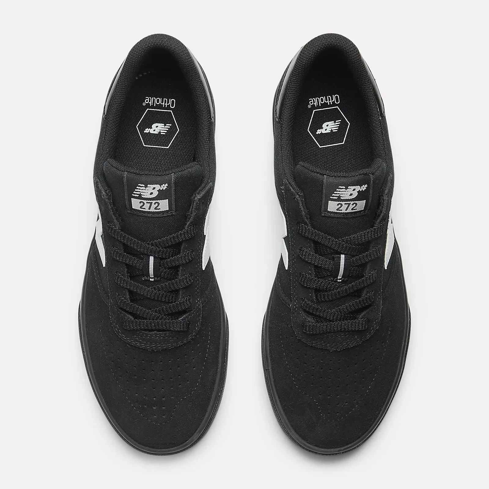 New Balance Men's Numeric 272 Shoes Black/White NM272BWD