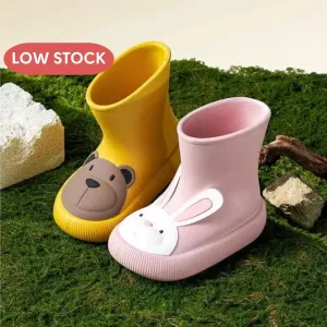 Non-slip rubber rain boots with animals multivariant