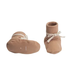 Organic Baby Booties "Biscuit"