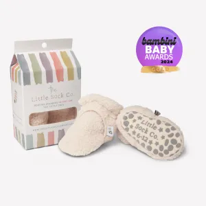 Polar - Stay-on, Non-Slip Booties - Cosy Borg Pram Slipper