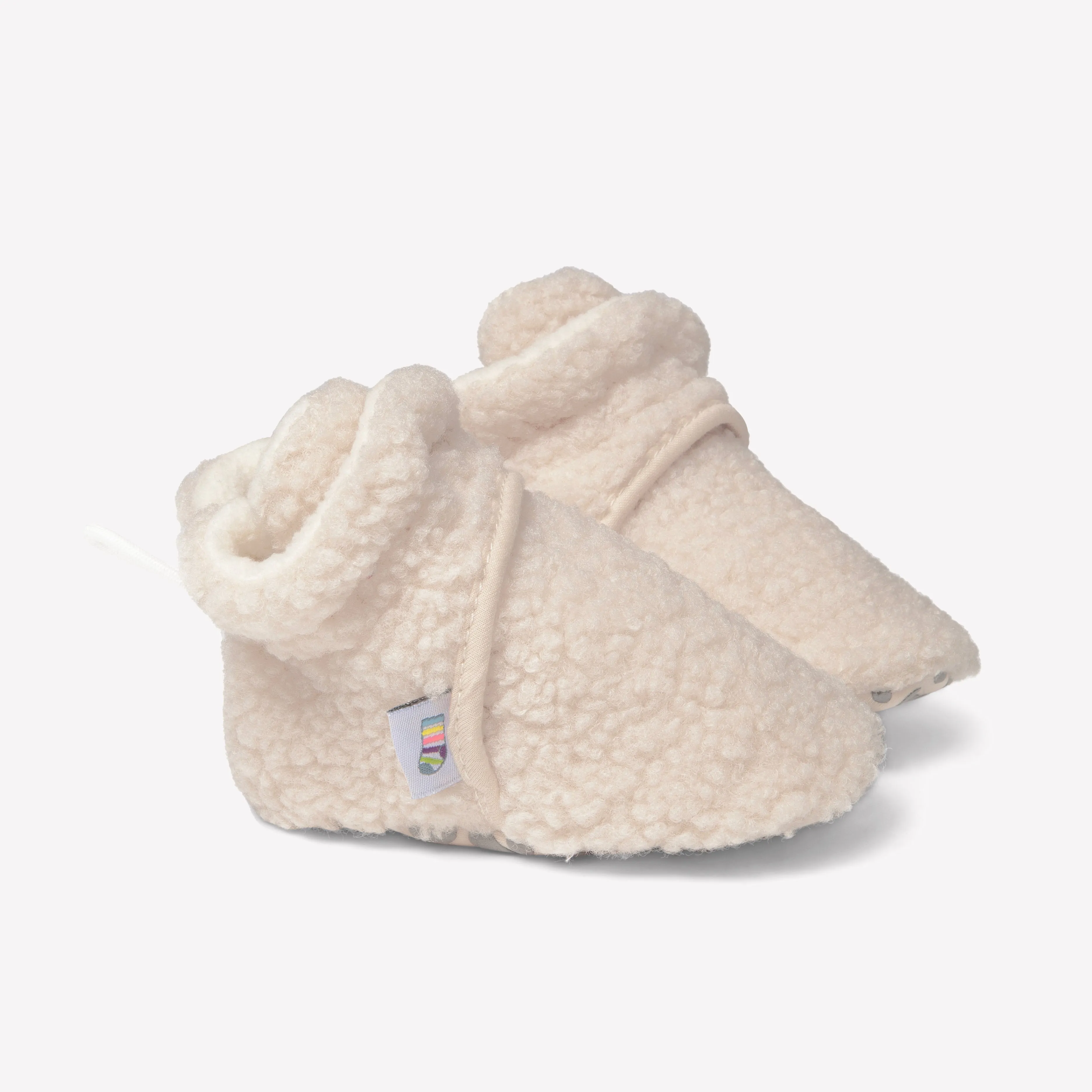 Polar - Stay-on, Non-Slip Booties - Cosy Borg Pram Slipper