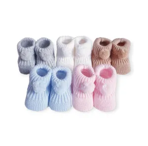 Pom Pom Booties