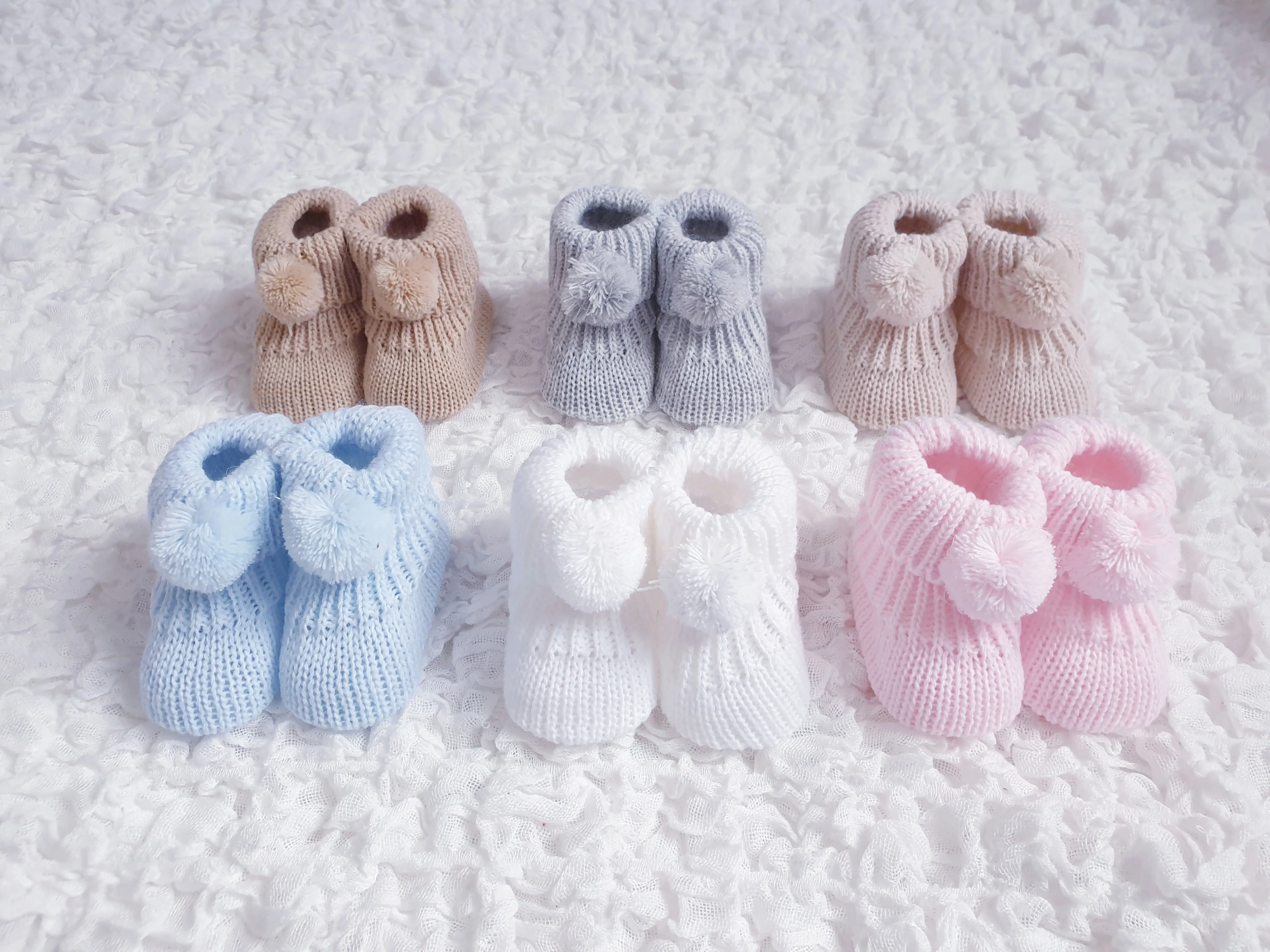 Pom Pom Booties
