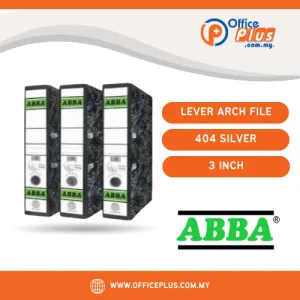 (PRE-ORDER) ABBA Lever Arch File 404 Silver 3"