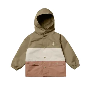 Rain Coat Color Block