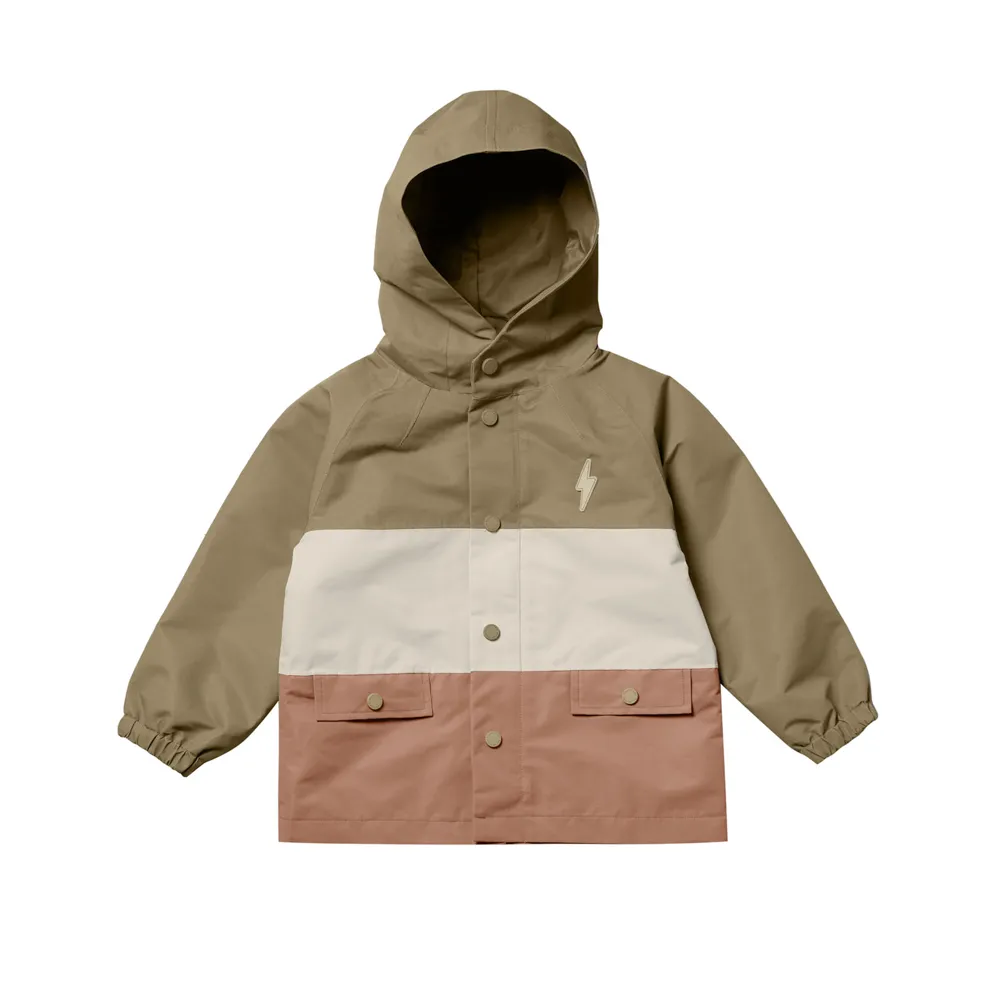 Rain Coat Color Block