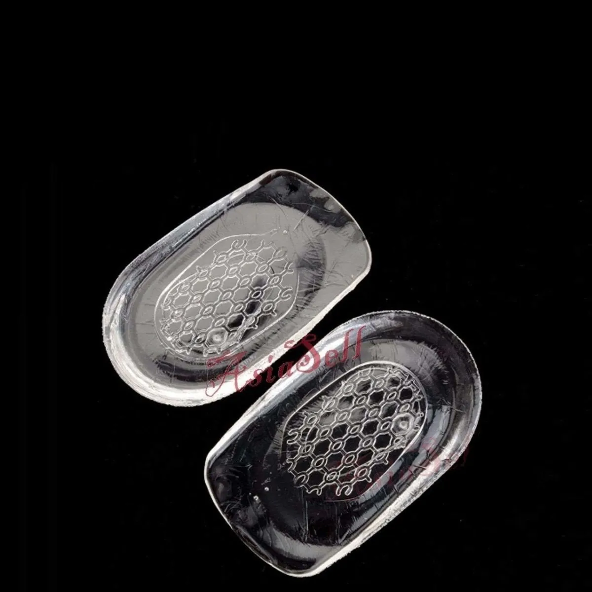 Silicone Gel Insoles Very Thin 5mm Massaging Cushion Forefoot Shoe Pad High Heel