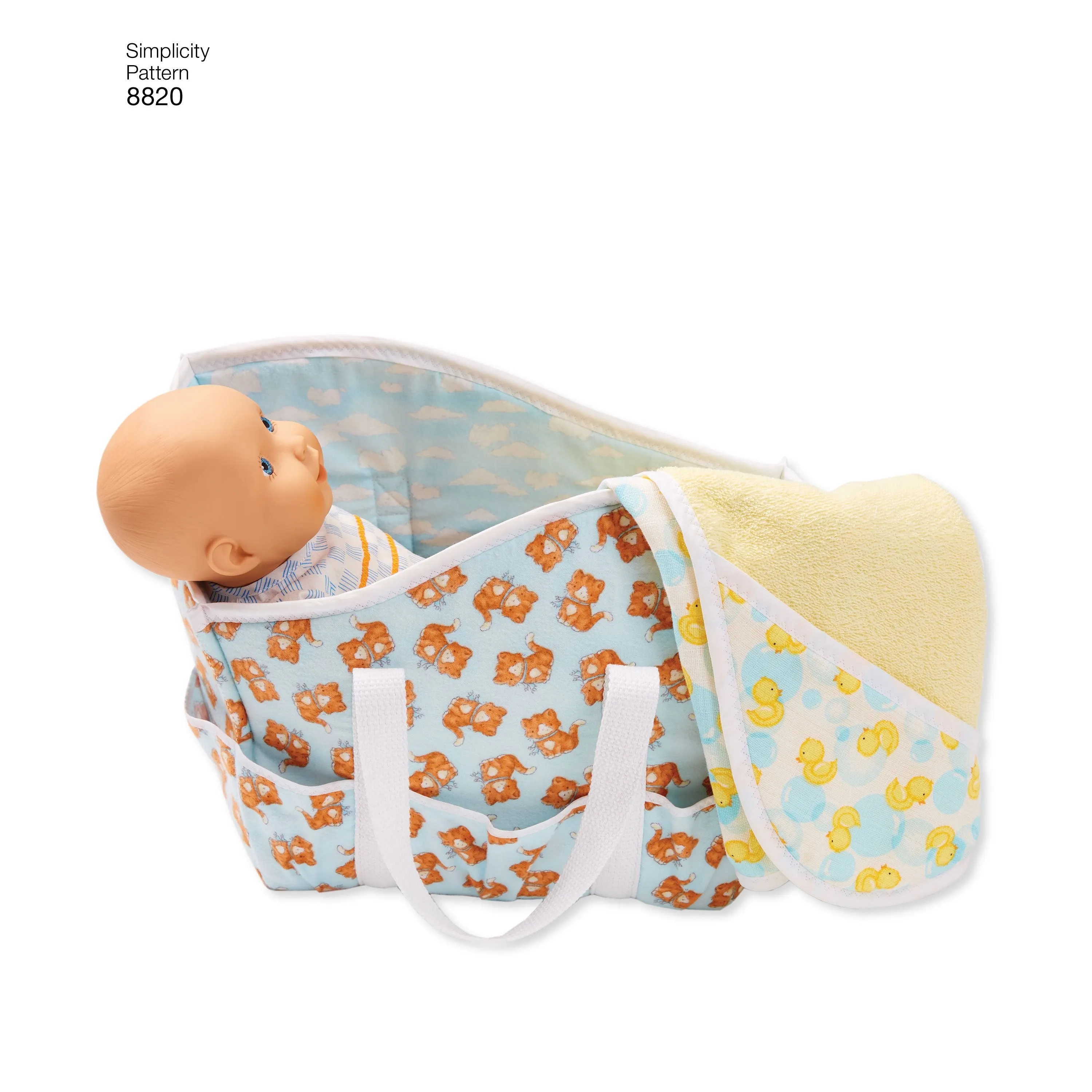 Simplicity Pattern 8820 doll clothes and accessories