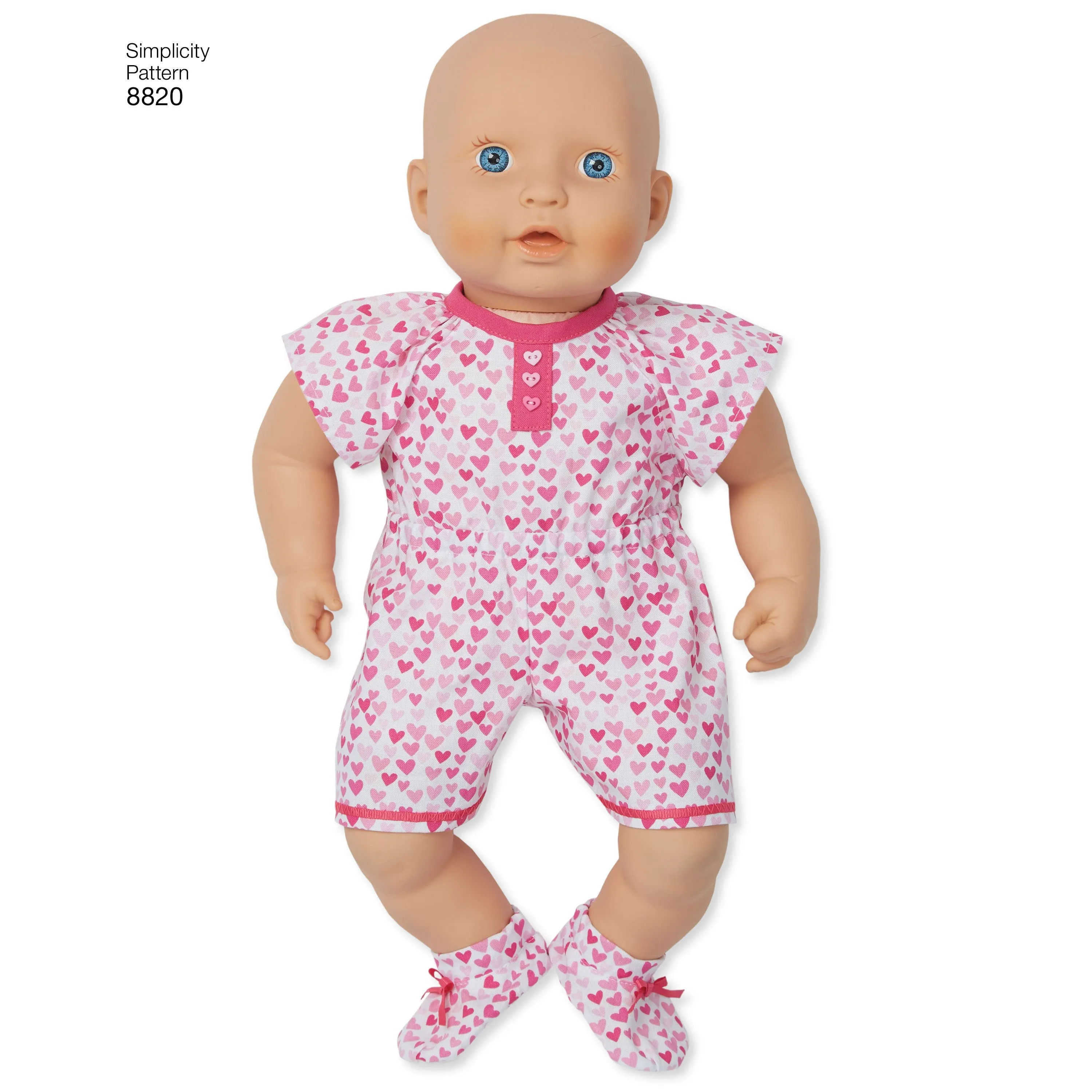 Simplicity Pattern 8820 doll clothes and accessories